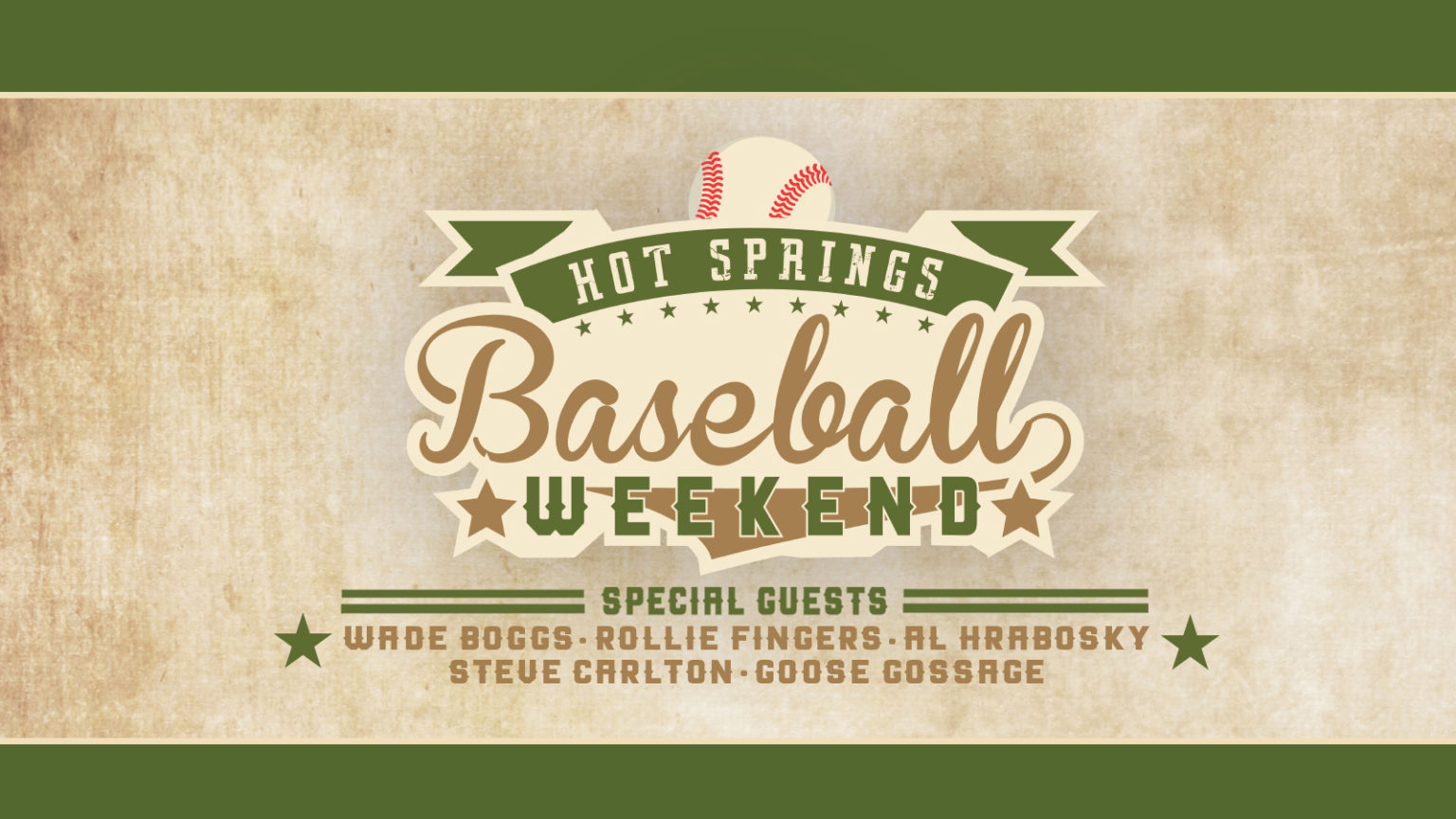6th Annual Hot Springs Baseball Weekend Majestic Park